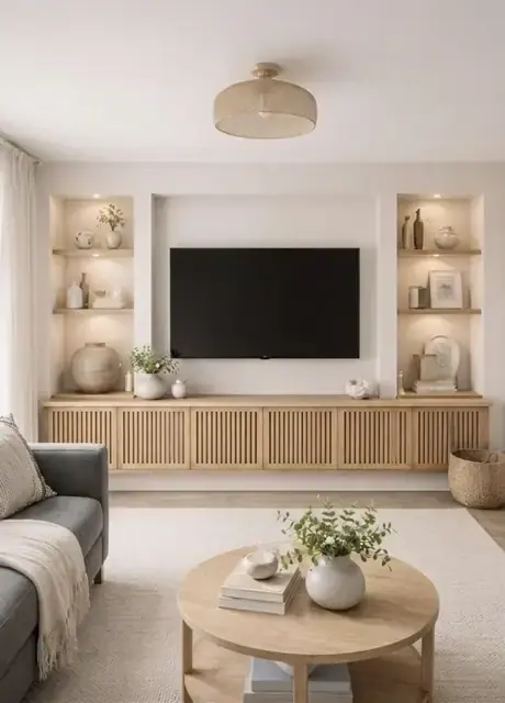 TV-зона со шкафами — люкс